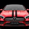 Car Hood Cover DIY Sticker Auto Accessories Vinyl Film Wrap Decal for Mercedes Benz A GLA GLC CLA 45 AMG W176 C117 W204 W205 C63