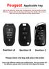 Car Zinc Alloy Key Case Bag For Peugeot GTLine 407 208 308 408 508 608 2008 3008 4008 5008 RCZ GT Car Key Chain Metal Key Shell