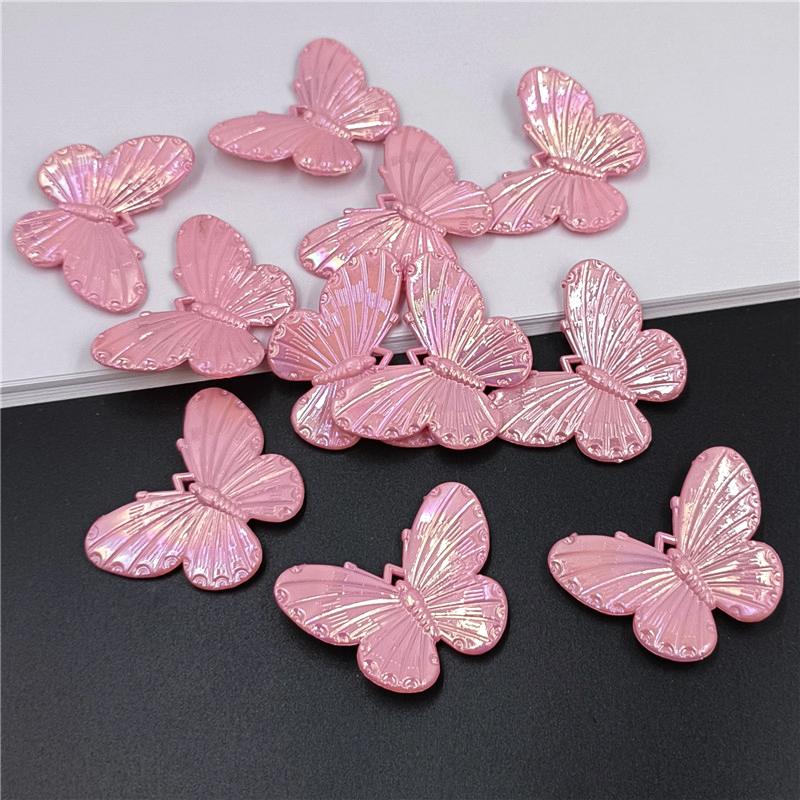 Высококачественные DIY Материал Бусины Бабочки AB Dazzle 10 шт. Ювелирные Изделия Аксессуары Изготовление Браслетов Серьги Ожерелье Ручной Работы Мода Акрил Сплошной Цвет