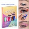 Набор цветных подводок для глаз (8 шт.) Эффективный макияж, быстро сохнет, не легко распускается