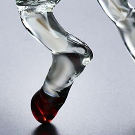 Стеклянный декантер «Зодиак Лошади» Успех с первой попытки Символический дизайн Выдувной художественный диспенсер для ликера Домашний декор Креативный подарок для коллекционеров