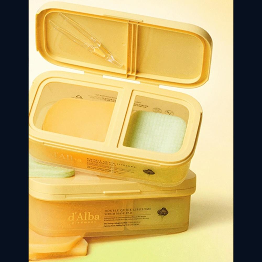 d'Alba Double Quick Liposome Serum Mask Pad