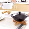 Insulation Kitchen Cross Holder Detachable Bamboo Pot Trivet Cooling Rack Placemat Pan Stand