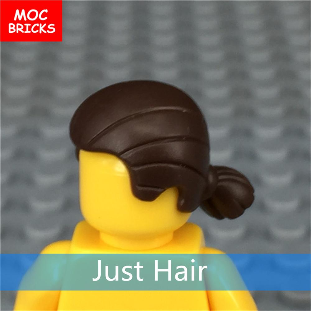 10 шт./лот Детали MOC Мужские прически Фигурка Игрушка Детские развивающие строительные блоки Собранные игрушки