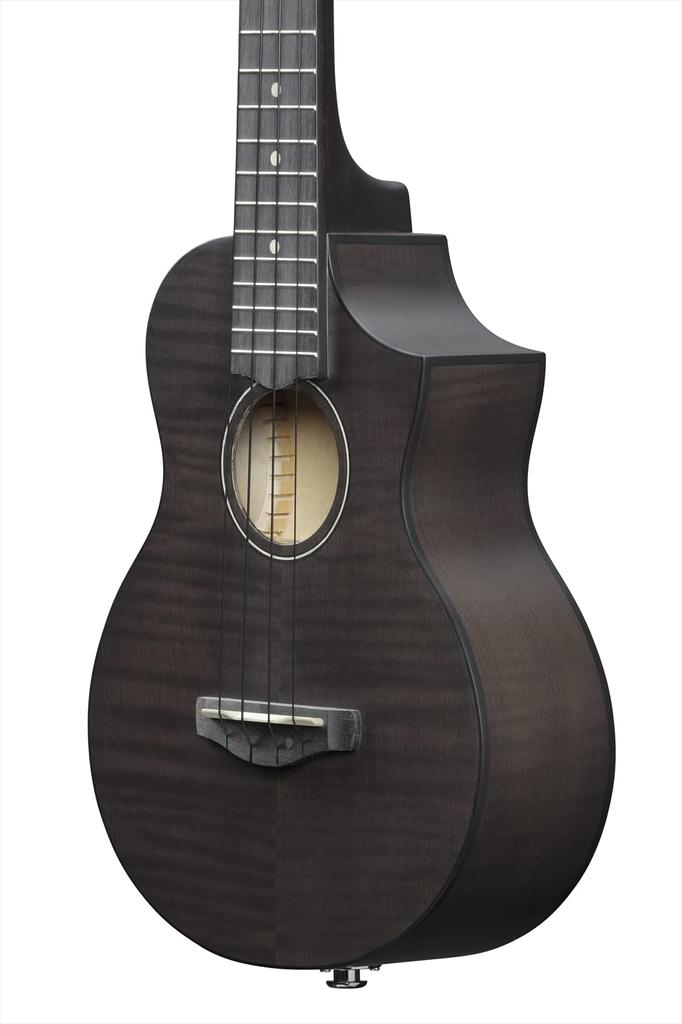 IBANEZ Concert Size Electric Ukulele Ice [Black Flat] UEW12E-BIF