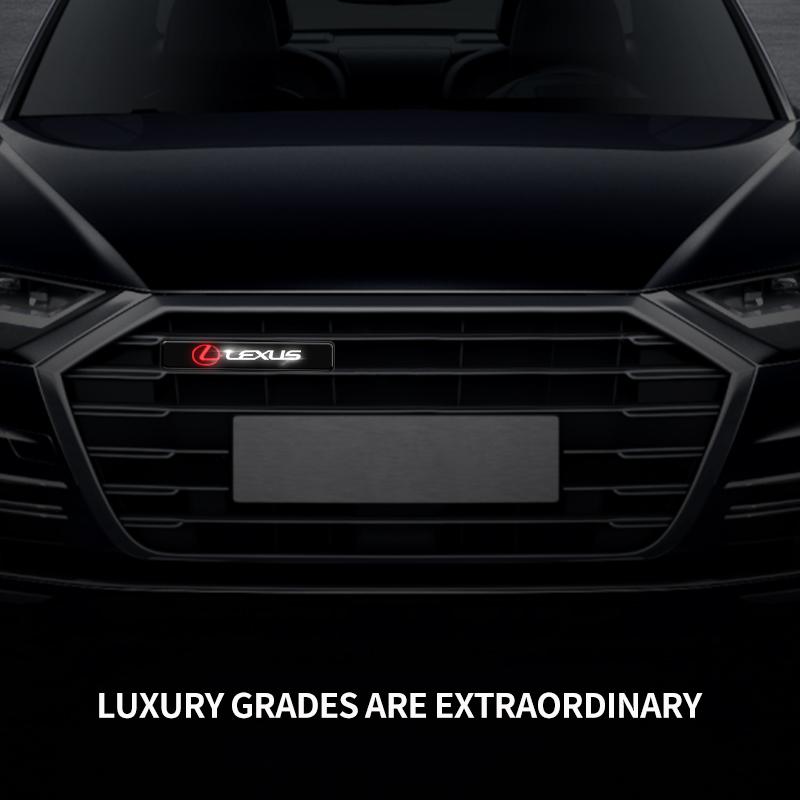 Car Mid-net Lamp Badge Emblem Decoration Styling Auto Accessories For Lexus EX300H RX450H IS300H ES300H NX RX GS Al20 LX GX