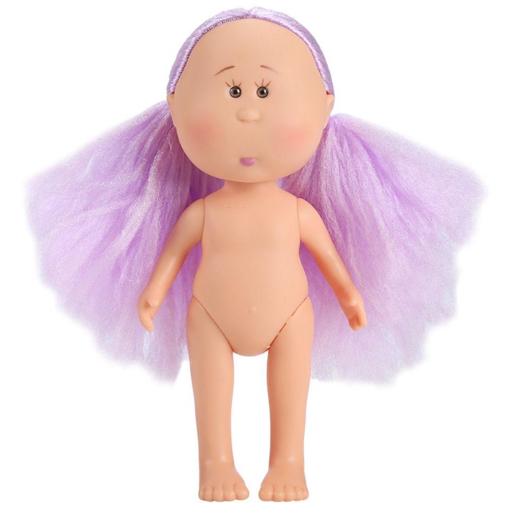 Темная Кожа 24см Боб Глаз Виниловая Кукла Кудрявые Волосы Фигурка Тело Mia Картофельные Куклы DIY Игрушки