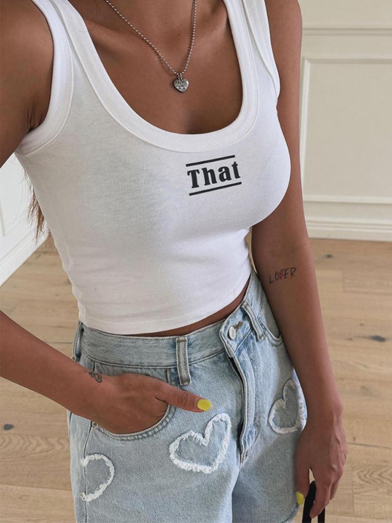 Women's Jeans Shorts Blue Cute Raw Edge Heart Pattern High Waist Fashion Denim Hot Pants Summer Y2k Clothing