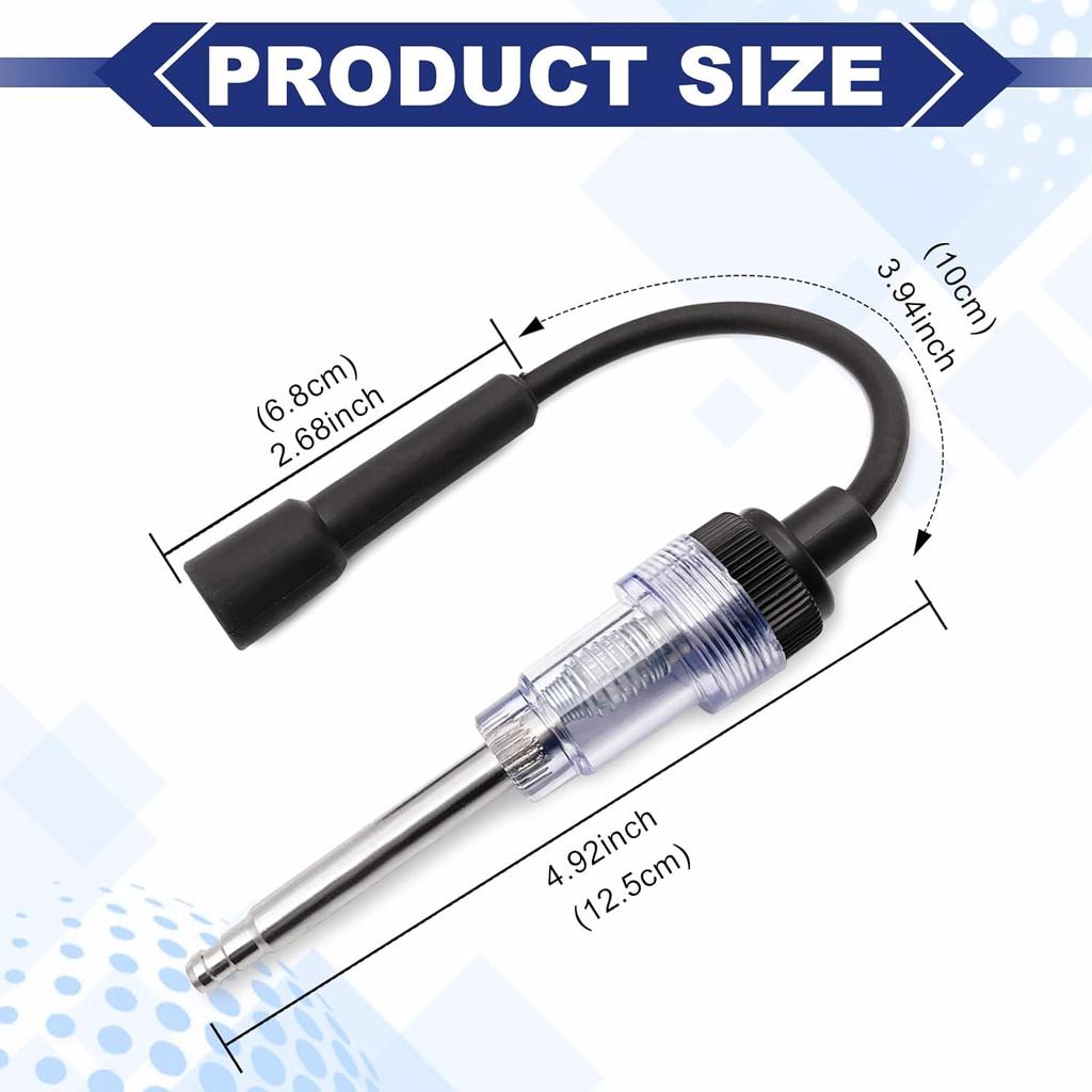 2023 Repair Tools Ignition System Coil Engine Test Car Spark Plug Tester In-Line Igniton Spark Tester Autos Diagnostic Test Tool