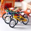 Dollhouse Miniature Mountain Bike Model for Outdoor Scene Decor and OB11 Accessories