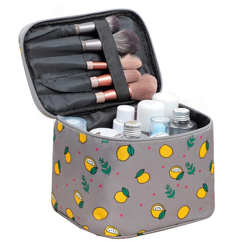 Косметичка с изображением фламинго Дорожное хранилище Косметички Органайзеры ZDH51