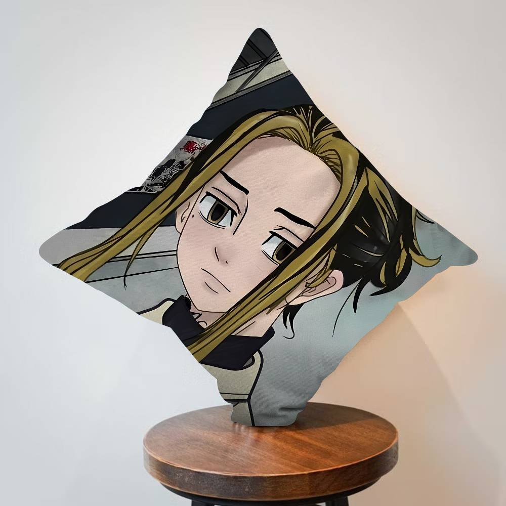 Anime Tokyo Revengers Personalized Pillow Dust Cover Bedroom Kids Party Decoration Pillowcase Birthday Children Gift