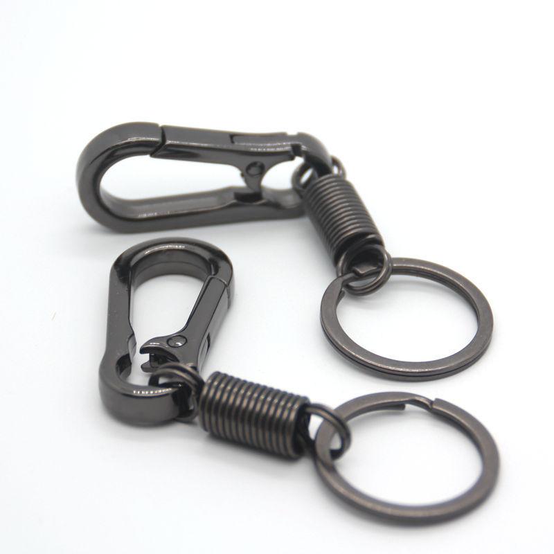 Весенний брелок для восхождения с крючком, автомобильный брелок, простой прочный карабин, брелок в форме, аксессуары, металлический винтажный брелок