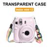 [Film Lab] Instax Mini 12 Transparent Case Camera Protective Case with Strap CAA01