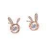 Rabbit Earrings Niche Design Earrings for Women's New Summer Light Luxury Earrings Cute