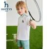 HAZZYS Легкая мужская футболка-поло с коротким рукавом в стиле колор-блок