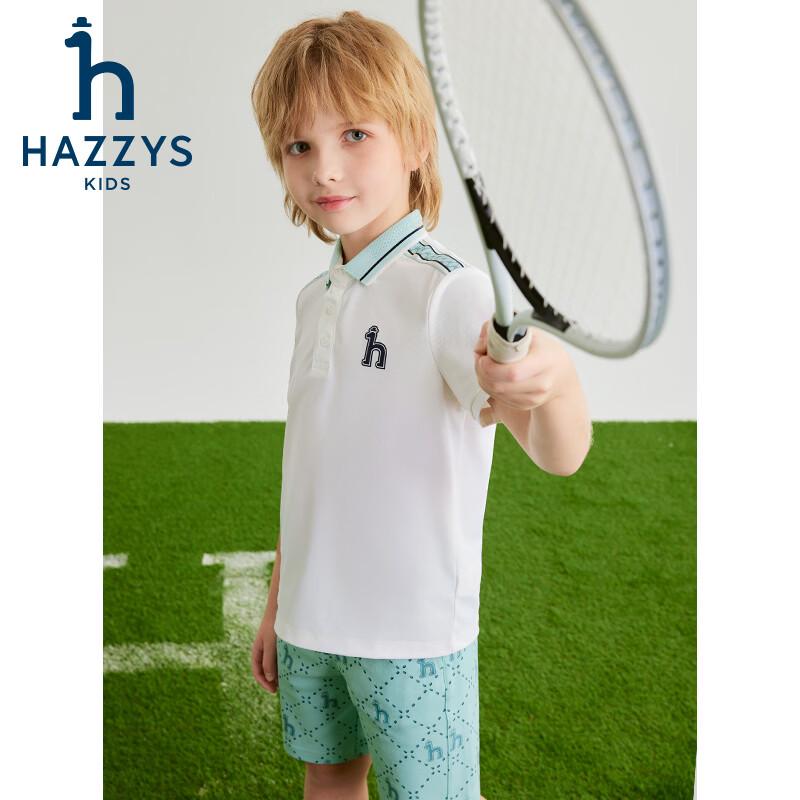 HAZZYS Легкая мужская футболка-поло с коротким рукавом в стиле колор-блок