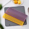 Силиконовая сливная пробка для раковины Полая кухонная фильтрующая подставка от брызг Настольное украшение Многофункциональная Быстрое дренирование Подставки под тарелки Стиль Материал Модель