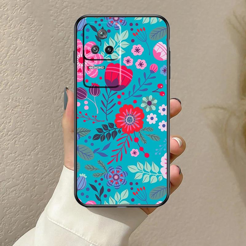 Чехол 'Секретный сад' с цветочным шармом для Xiaomi 15T Pro 14T 13T 14 15 Ultra 17 Pro Max POCO X7 F8 Pro X3 X5 X6 F5 F6 F7
