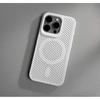 Летняя сотовая теплоотдача подходит для iPhone17promax магнитный чехол для мобильного телефона Apple 16 сетчатый матовый 15 ультратонкий.