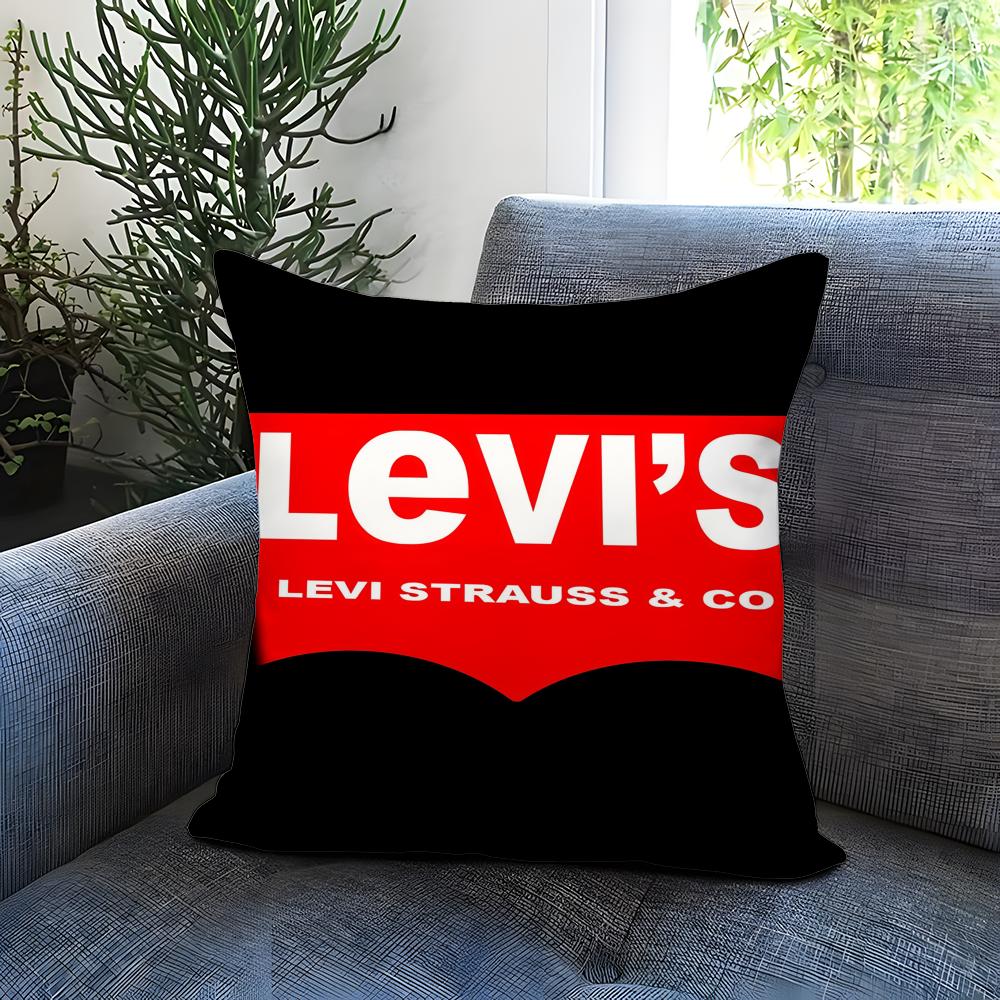Popular L-LLevi's Cushion Cover Comfortable Reversible Pillow Cover Ideal for Car Sofa Bedroom & Beyond