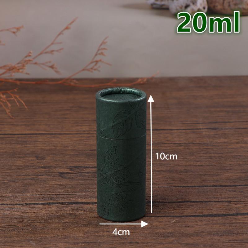 Круглая картонная подарочная коробка Упаковка для флаконов косметических эфирных масел Упаковка для помады Упаковка для духов Коробки из крафт-бумаги