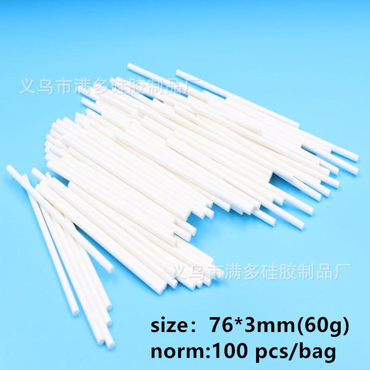 50/100Pcs/set Plastic Lollipop Stick Safe White Cake Pop Sucker Sticks For Chocolate Sugar Candy Lollypop DIY Mold Bakeware Tool