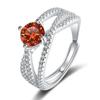 Bague Ringen Ювелирные изделия из стерлингового серебра 925 пробы для женщин 1 карат 2 карат D цвет муассанит кольцо с сертификатом Свадебные обручальные открытые кольца
