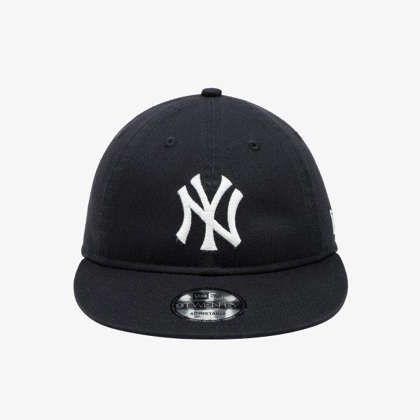 Бейсболка New Era New York Yankees с длинным козырьком, неструктурированная, темно-синяя, артикул 14881510