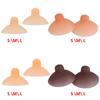 1 Pair Attachable Reusable Silicone Nipples Fake Bra Sticker for Breast Form Costume