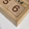 Деревянный счетчик прочитанных книг за год, трекер челленджа по чтению с кубиками-цифрами, книжная полка, украшение, книга