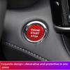 Suitable for Toyota Crown RAV4 Corolla Prado Camry Hi luxCar Ignition Switch Sticker Engine Start/Stop Button Cover