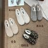 Fashion Leopard Print Fluffy Shoes for Women's Outer Wear 2025 New Autumn and Winter Thick-soled Inner Height-increasing Cotton Drag and Fleece Bag He