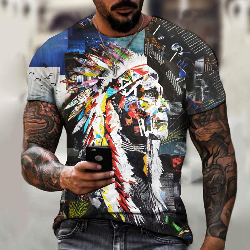 2026 New Canada 3D Printed Men's T-Shirt Summer Breathable Crew Neck Short Sleeve Sports Casual Trend Top