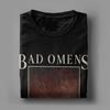Мужские футболки Bad Omens Винтажная футболка с коротким рукавом и круглым вырезом 100% хлопок Топы на день рождения