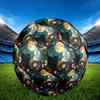 1pc Moonlit Garden Cats Theme Soccer Ball Football, Size 5, Lightweight PVC, Outdoor Training Soccer Ball,Sports Gift t61455