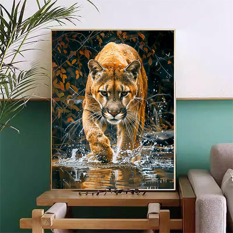 5d DIY Алмазная картина вышивка крестом животное леопард алмазная вышивка мозаика полный круглый дрель домашний декор
