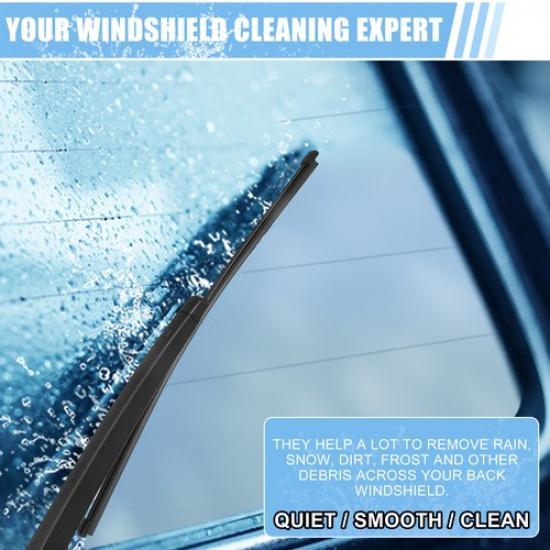 Car Rear Windshield Wiper Blade Arm Set Replacement for VW Tiguan 2018-