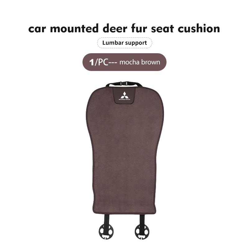 dnsh2 Car Logo Seat Cover Anti Scratch Seat Protector Cushion Auto Accessories For Mitsubishi Outlander Pajero Sport Lancer EX ASX