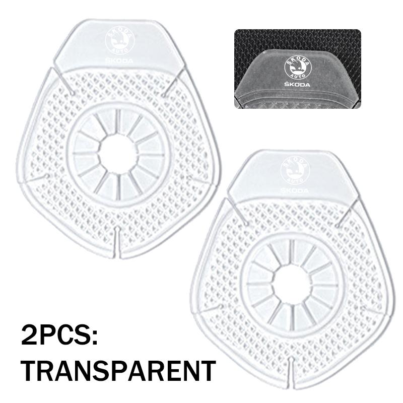 ADZ1 For Skoda Car Wiper Hole Protective Cover Windshield Wiper Bottom Silicone Pads Accessories Kamiq Karoq Octavia 2 3 Rapid Scala