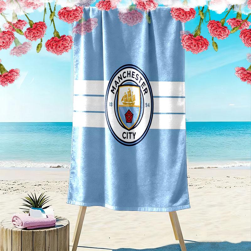 Rodri MCFC General Print Beach Towel, Large Soft Quick Dry Towel for Beach Camping Swimming