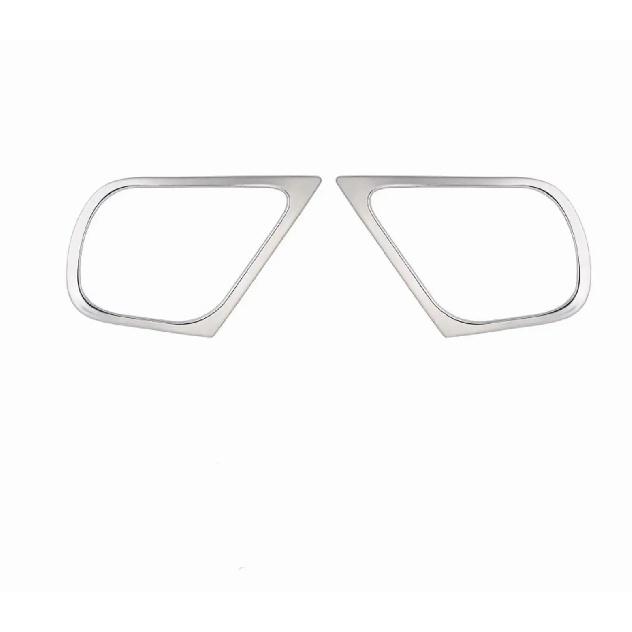 Автомобильные аксессуары, хромированные передние противотуманные фары из нержавеющей стали, крышка лампы для Renault Dacia Duster 2018-