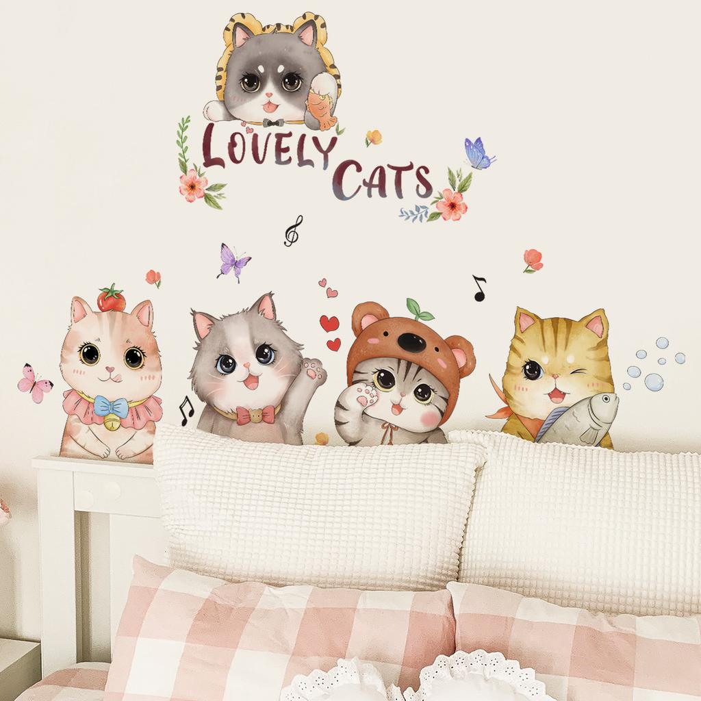 Цветочные наклейки Гостиная Стена Фон Наклейки На Стены Спальня Комната Стены Украшения Наклейки Обои Самоклеящиеся Наклейки