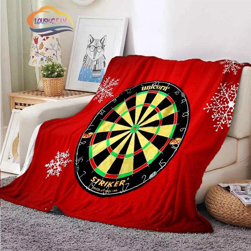 Darts Pattern Blanket Blank Series Ice and Fire  Cashmere  Fashion  Portable Flannel Warm Sofa Bed  Camping