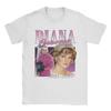 Diana Princess Of Wales 90s Style Men's T Shirt Tees Short Sleeve Crewneck T-Shirts 100% Cotton Graphic Printed Clothing