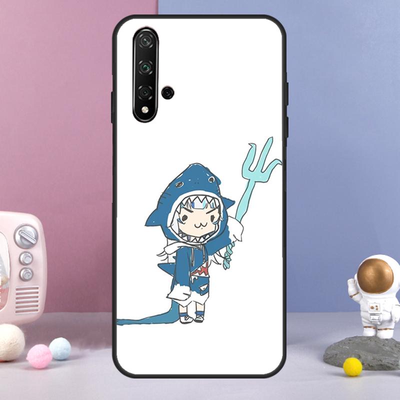 Anime Hololive Gawr Gura For Huawei Nova Y60 Y61 Y70 Y72 Y73 Y90 Y91 9 10 SE 7i 8i 11i 12i P30 P40 Lite P60 Pro Case