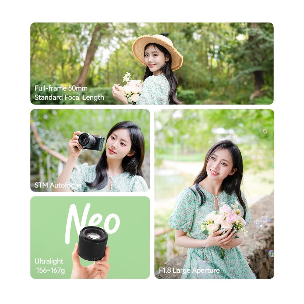 TTArtisan Neo AF 50mm F1.8 Full-Frame Prime Lens for SONY E