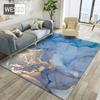 Абстрактная картина синий ковер для спальни и гостиной
