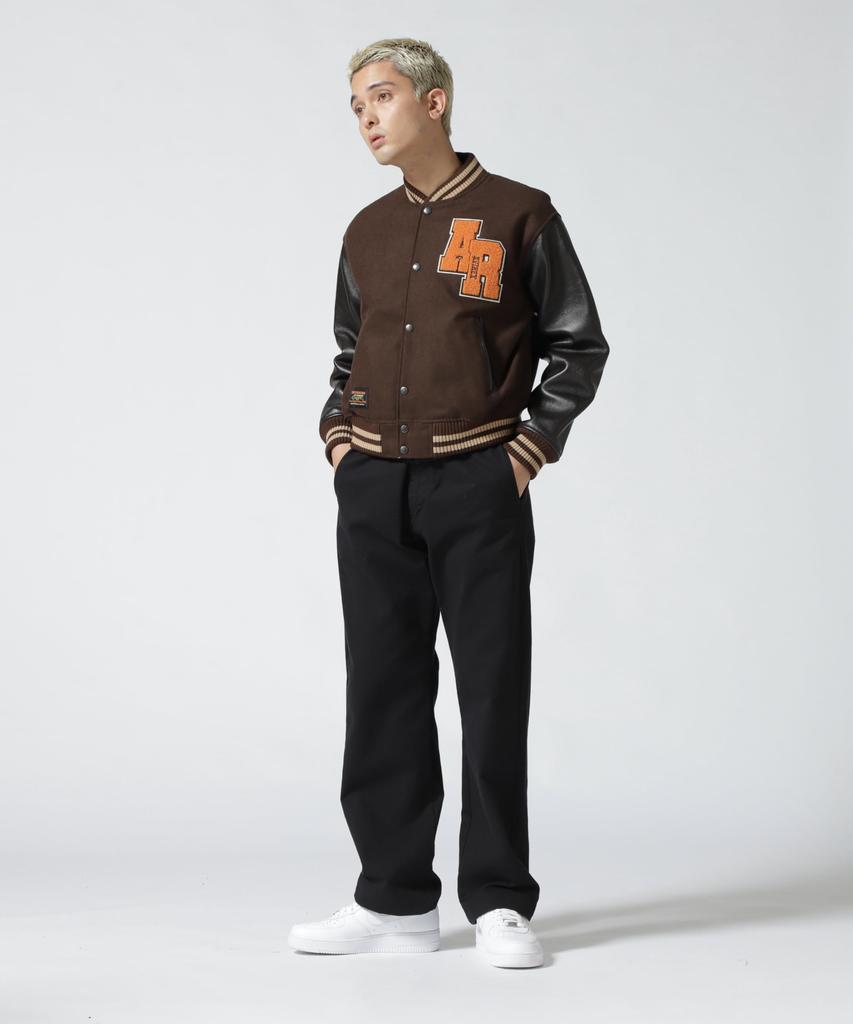 Ограниченная коллекция SKOOKUM VARSITY JACKET L 050 Коричневый [Avirex] WEB&DEPOT Мужская 783-4952054