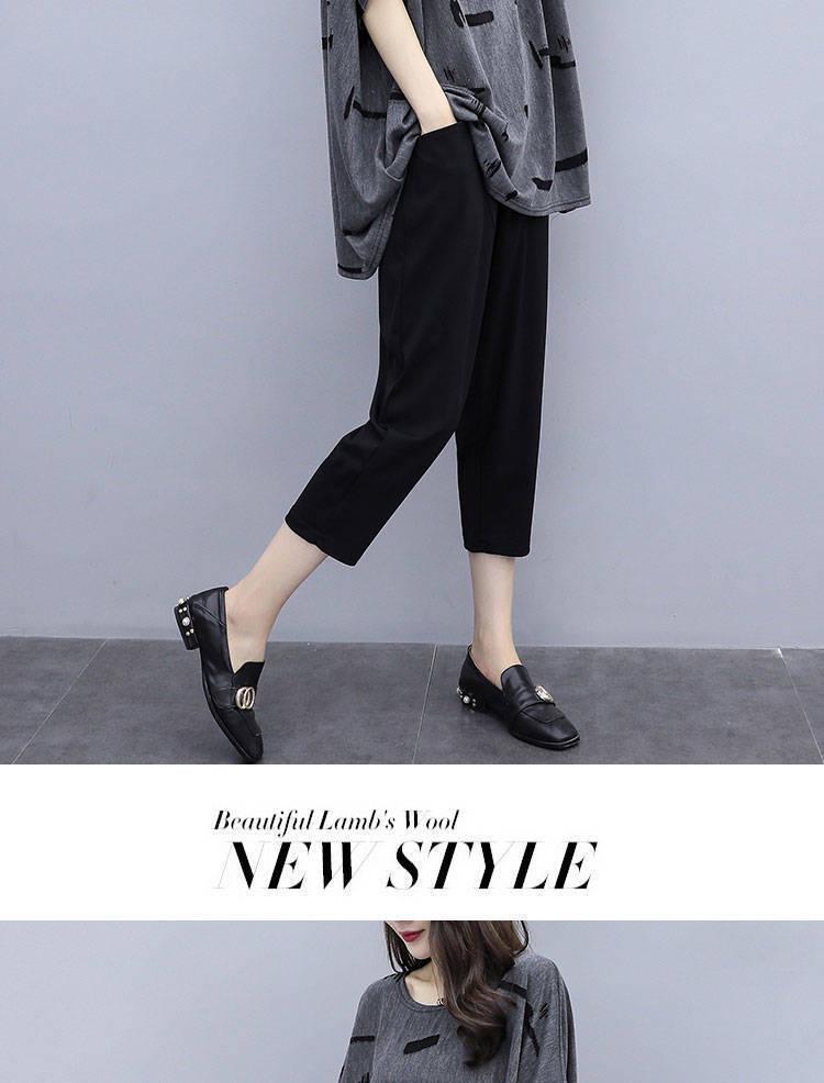 Женский модный комплект из двух вещей большого размера: Футболка с коротким рукавом и юбка для стройнящего эффекта